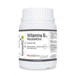 KENAY Witamina B12 MecobalActive® na wsparcie układu nerwowego, układu odpornościowego i prawidłowego metabolizmu energetycznego 300 kaps.