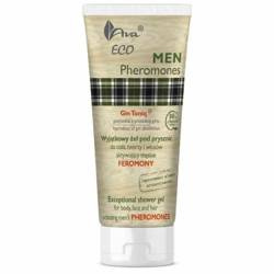 Ava Eco Men Pheromones wyjątkowy żel pod prysznic do ciała twarzy i włosów aktywujący męskie feromony 200ml