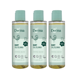Zestaw: 3x Derma Eco Baby oliwka 150ml