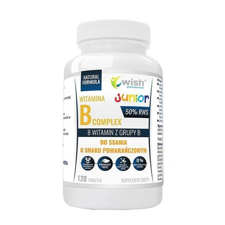 Wish Junior Witamina B Complex 120 tabl.do ssania