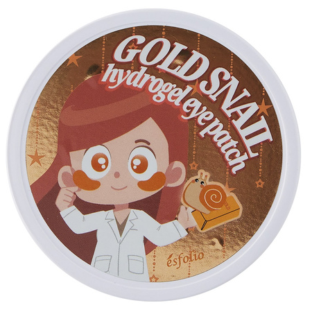 Gold Snail Hydrogel Eye Patch hydrożelowe płatki pod oczy ze złotem i filtratem ze śluzu ślimaka 60szt.