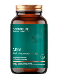 Doctor Life MSM Siarka Organiczna 1400 mg 100 kaps.