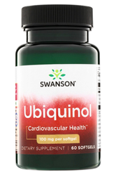 SWANSON Ubiquinol 100mg, 60sgels.