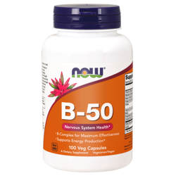 Witamina B-50 - Kompleks Witamin B (100 kaps.)