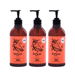 Zestaw: 3x Yope - Naturalne mydło do rąk i ciała Jagody Goji i Wiśnia 500ml