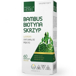 Medica Herbs Bambus Biotyna Skrzyp 60 kaps.