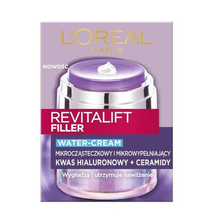 Loreal REVITALIFT FILLER Ujędrniający Krem do twarzy Water-Cream 50ml