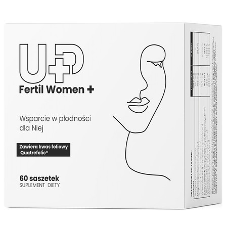 UP Heatlh Fertil Women+ suplement diety dla wsparcia płodności kobiet 60 saszetek