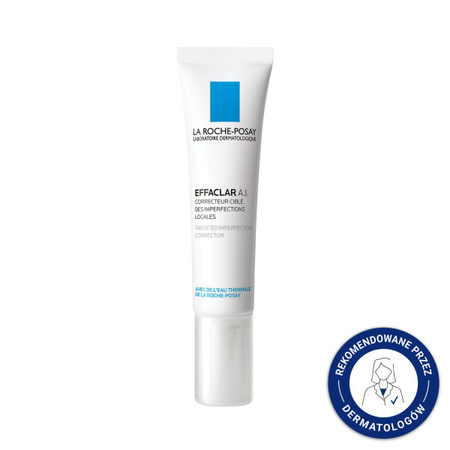 La Roche-Posay − Effaclar AI Krem na zapalne zmiany skórne do skóry tłustej i trądzikowej − 15 ml