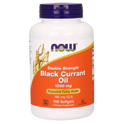 Now Foods Black Currant Oil - Olej z Czarnej Porzeczki 1000 mg - 100 kaps.