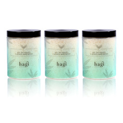 Zestaw: 3x Hagi − Sól do kąpieli z Morza Martwego − 1200 g