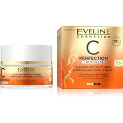 Eveline C Perfection Głęboko Odżywczy Krem poprawiający owal twarzy 70+ na dzień i noc 50ml