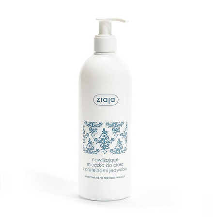 Ziaja, Jedwab, Mleczko do ciała nawilżające − 400 ml