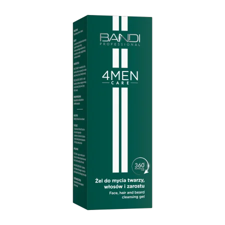 Bandi 4MEN Care Żel do mycia twarzy, włosów i zarostu 150ml