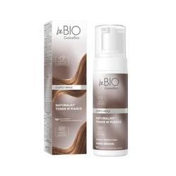 beBIO Naturalny toner w piance Ciepły Brąz 120ml