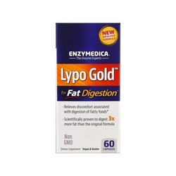 ENZYMEDICA Lypo Gold na wsparcie trawienia 60 kaps.