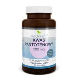 Medverita Kwas Pantotenowy 200 mg 90 kap