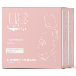 UP Health Pregnancy+ suplement diety dla wsparcia zdrowia kobiet w ciąży 30 saszetek + 30 kaps.