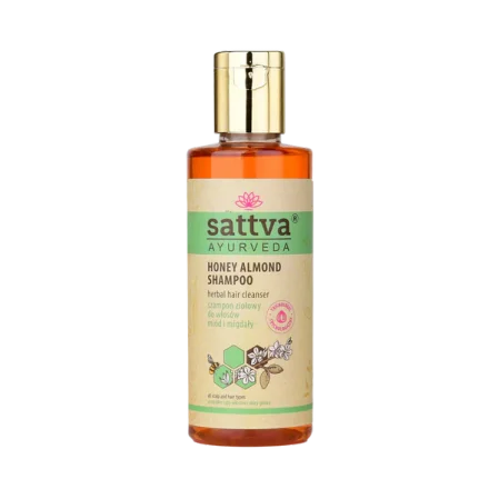 Sattva - Ziołowy szampon do włosów Miód i Migdały 210ml