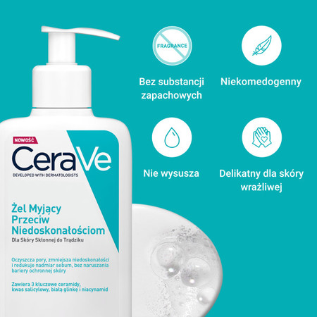 CeraVe Żel myjący przeciw niedoskonałościom 236ml