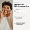 Georganics, Naturalna nić dentystyczna w szklanym opakowaniu Zero Waste, do codziennej pielęgnacji, z aktywnym węglem i fluorem, 50 m