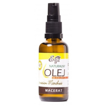 Etja, Naturalny olej z nasion marchwi, MACERAT wit. A, B, C, E i F, 50 ml