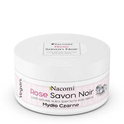 Rose Savon Noir różane czarne mydło z wodą różaną 125g