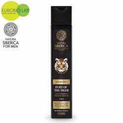 Szampon energetyzujący do włosów i ciała 2w1 - WŚCIEKŁOŚĆ TYGRYSA - dla prawdziwych mężczyzn - Natura Siberica MEN 250ml