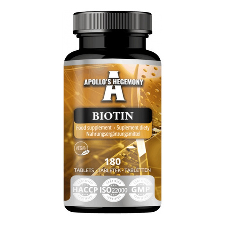 Apollo's Hegemony Biotin suplement diety 180 tabl.