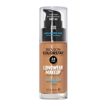 ColorStay podkład z pompką do skóry normalnej i suchej z kompleksem SoftFlex 320 True Beige 30ml