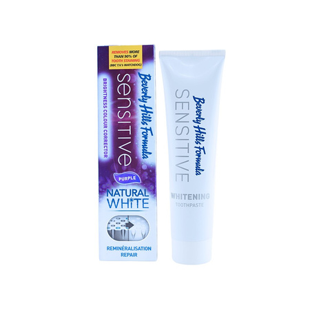 Natural White Sensitive Purple Toothpaste wybielająca pasta do zębów nadwrażliwych 100ml