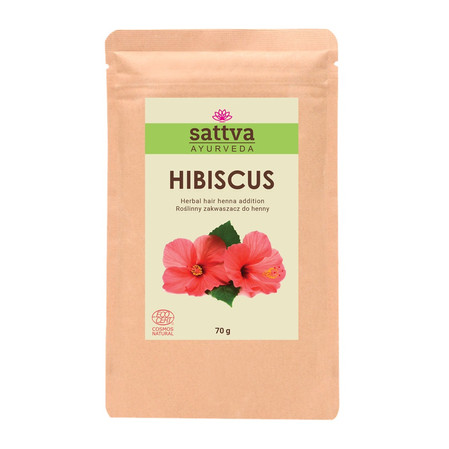Sattva - Zakwaszacz do henny i ziół barwiących Hibiscus 70g