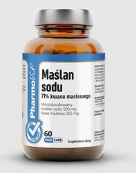 Pharmovit Maślan Sodu bezglutenowy 60 kaps.