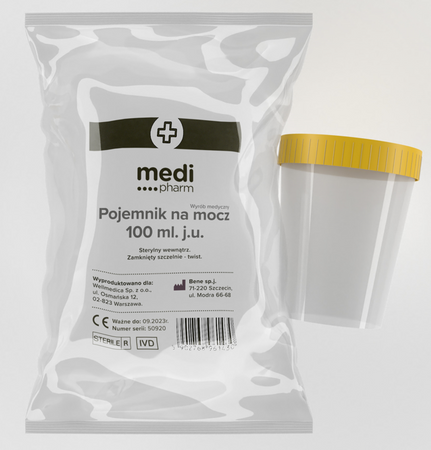 Medi Pharm pojemnik na mocz sterylny 100 ml