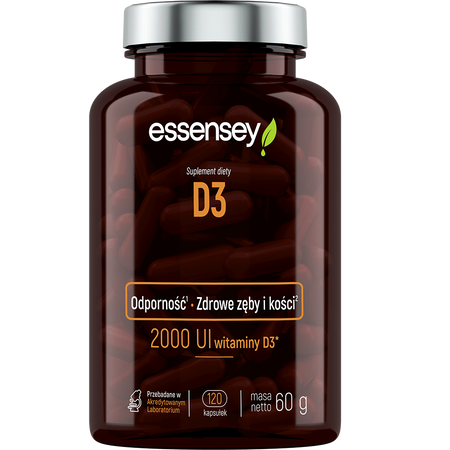 Essenesy Witamian D3 120 kaps.