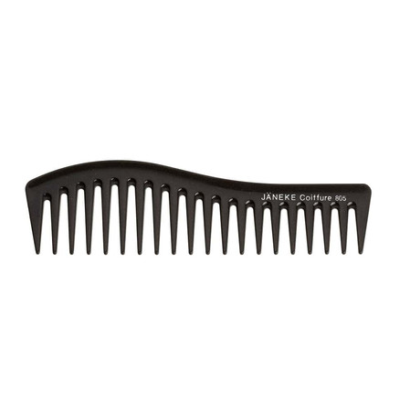 Wavy Comb grzebień do każdego rodzaju włosów Czarny