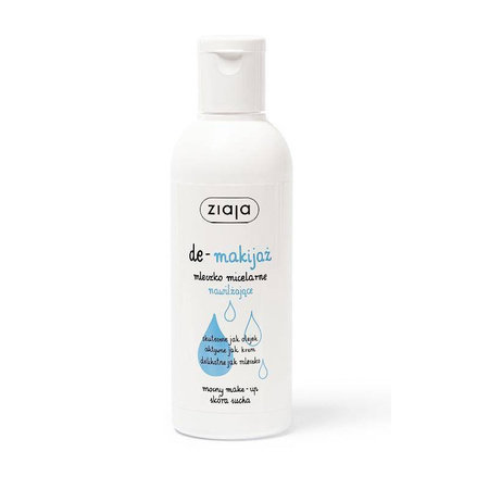 Ziaja De Makijaż, Nawilżające mleczko micelarne do demakijażu 200ml
