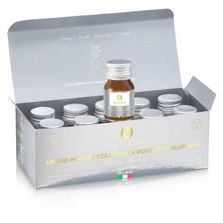 The Collagen Company Płynny Kollagen Morski z kwasem hialuronowym 5000 mg x 10 shotów o smaku Mango