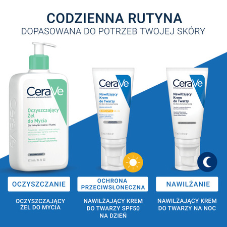 CeraVe AM nawilżający krem do twarzy SPF50 52 ml