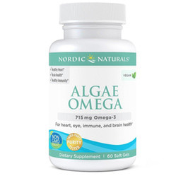 Nordic Naturals Algae Omega 3 kwasy tłuszczowe DHA i EPA 60 kaps. vege