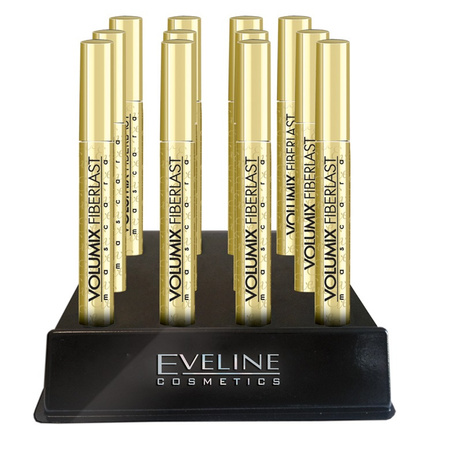 Volumix Fiberlast pogrubiająco-wydłużający tusz do rzęs Black 12szt