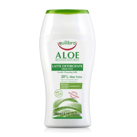 Equilibra Aloesowe delikatne mleczko do demakijażu 200ml