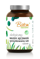 SOK Z MŁODEGO JĘCZMIENIA SPROSZKOWANY BIO (500 mg) 240 TABLETEK - BATOM