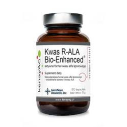 KENAY Kwas R-ALA Bio-Enhanced® na wsparcie ochrony antyoksydacyjnej, układu nerwowego i metabolizmu energetycznego 60 kaps.