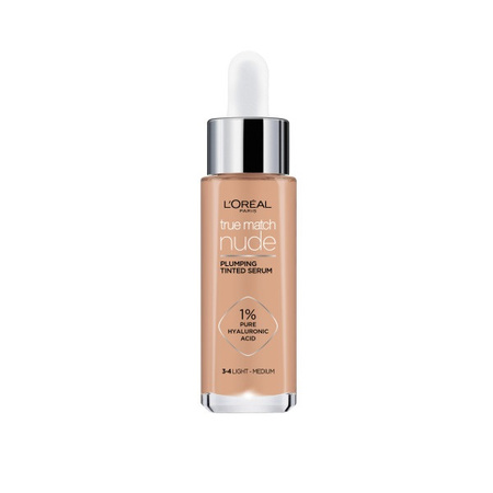 True Match Nude skoncentrowane serum w podkładzie 3-4 Light Medium 30ml