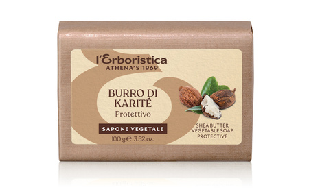 L'Erboristica - Mydło roślinne z masłem Shea 100g ochronne