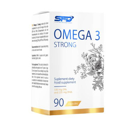 SFD Omega 3 Strong 330 Epa + 220 Dha + Witamina E Wzrok Serce 90 kaps.