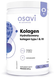 OSAVI Kolagen Hydrolizowany typu I & III 600 g