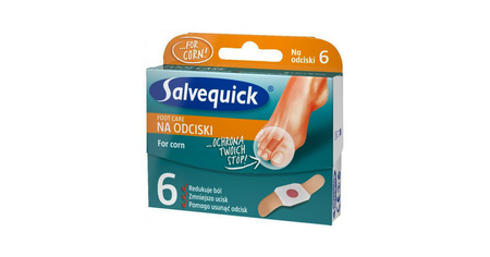 Salvequick Foot Care plastry na odciski 6 sztuk