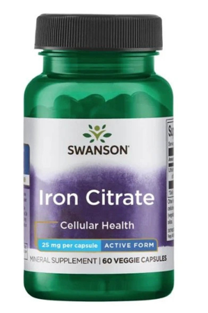 Iron Citrate 25 mg 60 kaps.